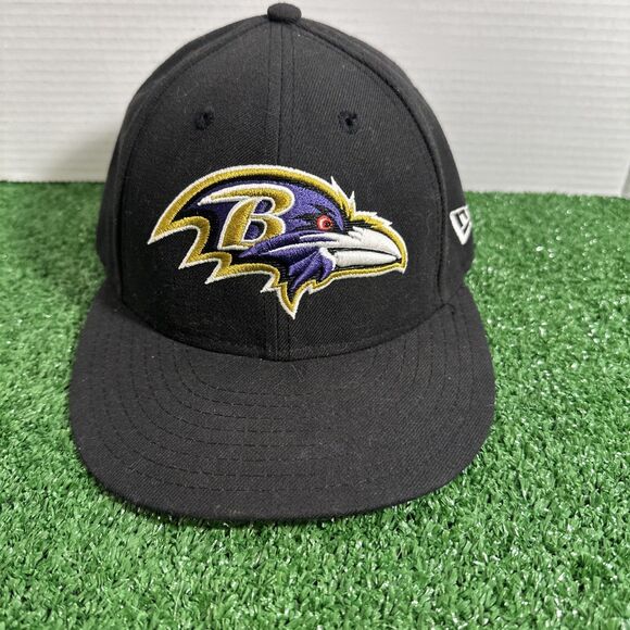 Baltimore Ravens NFL NewEra 59fifty Fitted Hat/Cap 7 1/8 Black - Picture 1 of 8